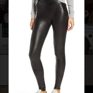 Spanx leather leggings